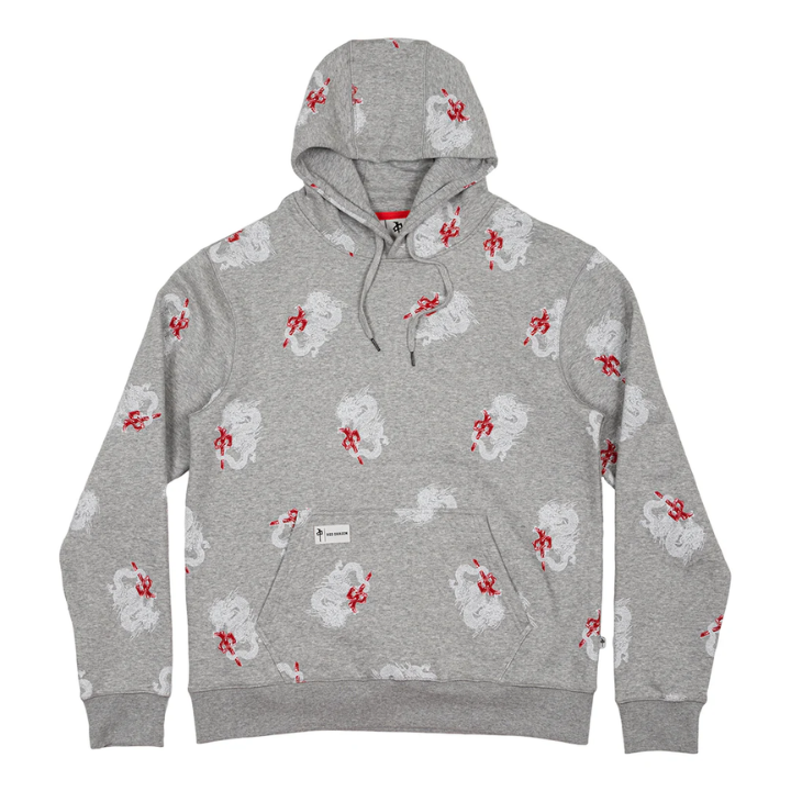 HOODY CHUNG DRAGON - GRY